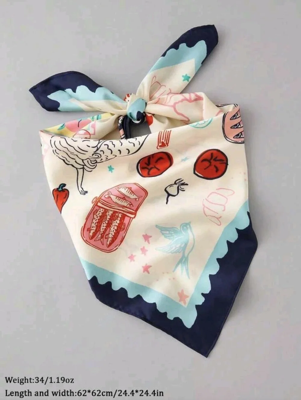 Tropical Beach Theme Scarf NEW